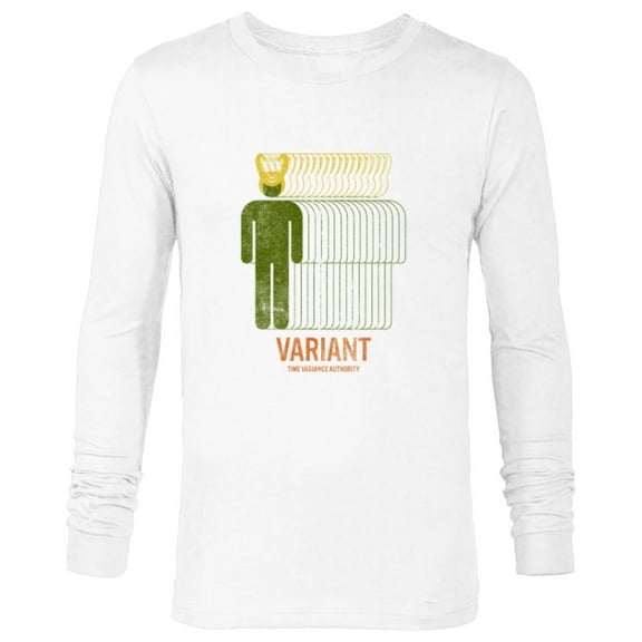Marvel Loki Time Variance Authority Variant Retro - Long Sleeve T-Shirt for Men - Customized-White