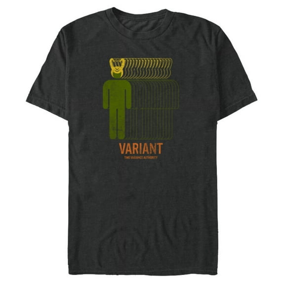 Marvel Loki Time Variance Authority Variant Retro - Short Sleeve Blended T-Shirt for Adults - Customized-Dark Heather