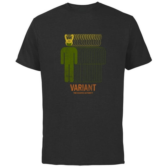 Marvel Loki Time Variance Authority Variant Retro - Short Sleeve Cotton T-Shirt for Adults - Customized-Black