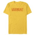 thumbnail image 1 of Marvel Loki Variant L1130 Retro - Short Sleeve Blended T-Shirt for Adults - Customized-Yellow, 1 of 5