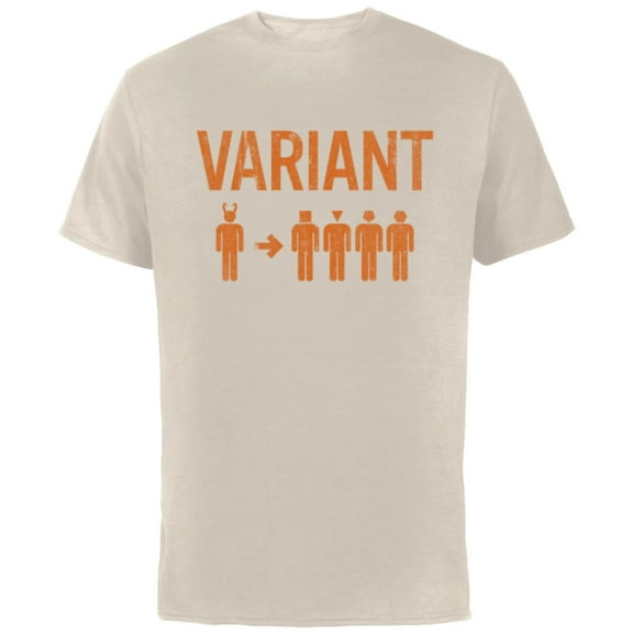 Marvel Loki Variant Sign - Short Sleeve Cotton T-Shirt for Adults - Customized-Natural