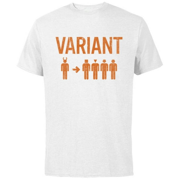 Marvel Loki Variant Sign - Short Sleeve Cotton T-Shirt for Adults - Customized-White