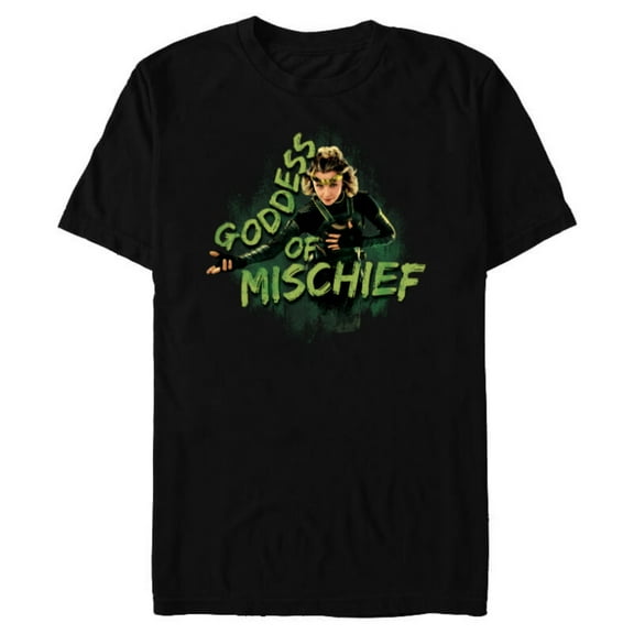 Marvel Loki Variant Sylvie Goddess of Mischief - Short Sleeve Blended T-Shirt for Adults - Customized-Black