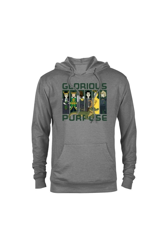 Loki Variants Alligator Loki Glorious Purpose - Pullover Hoodie for Adults – Customized-Graphite Heather