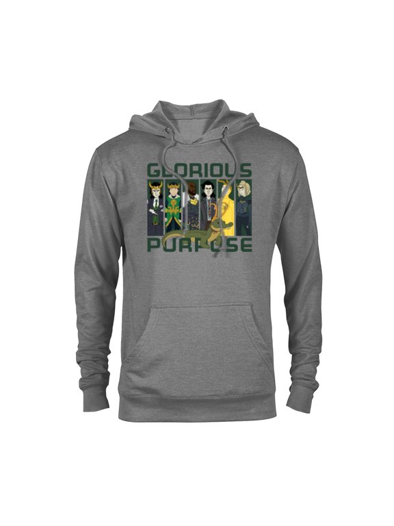 Loki Variants Alligator Loki Glorious Purpose - Pullover Hoodie for Adults – Customized-Graphite Heather