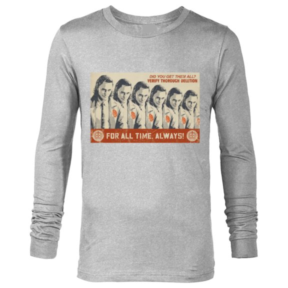 Marvel Loki Variants For All Time Always - Long Sleeve T-Shirt for Men - Customized-Athletic Heather