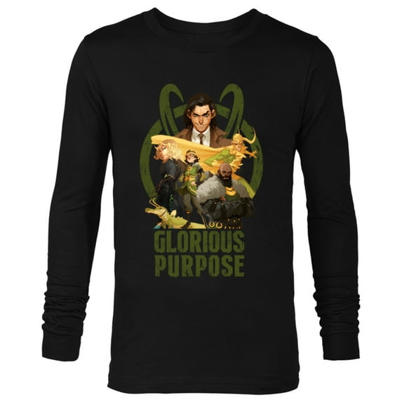 Marvel Loki Variants Glorious Purpose - Long Sleeve T-Shirt for Men – Customized-Black