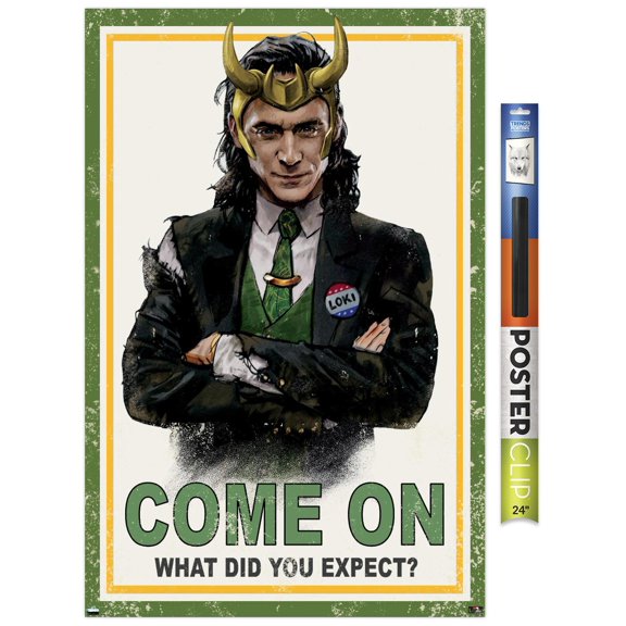 Marvel Loki - What Did You Expect? Wall Poster, 22.375" x 34"