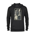 thumbnail image 1 of Marvel Loki and Mobius Clock's Ticking Retro Orange - Pullover Hoodie for Adults - Customized-Black, 1 of 5
