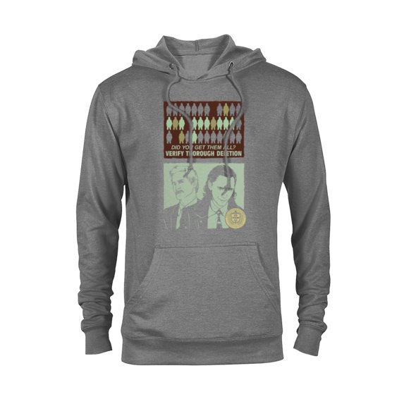 Marvel Loki and Mobius Did You Get All of Them? - Pullover Hoodie for Adults - Customized-Athletic Heather