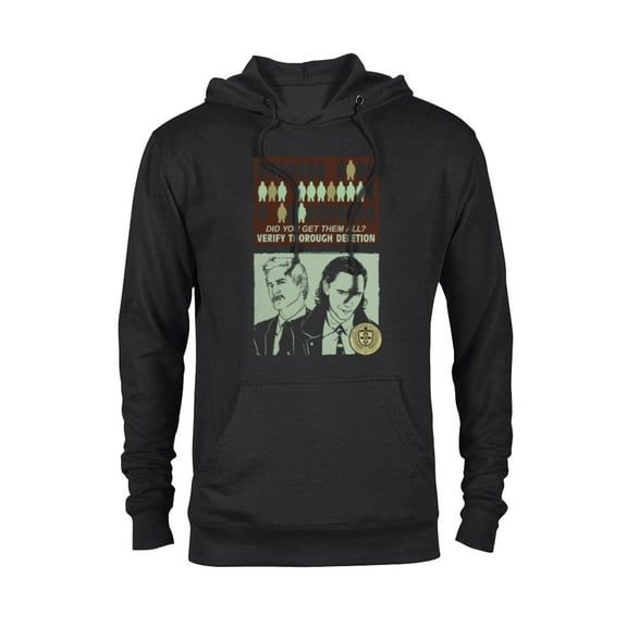 Marvel Loki and Mobius Did You Get All of Them? - Pullover Hoodie for Adults - Customized-Black