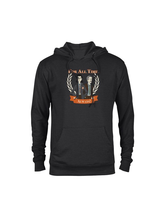 Loki and Mobius For All Time Always! - Pullover Hoodie for Adults - Customized-Black