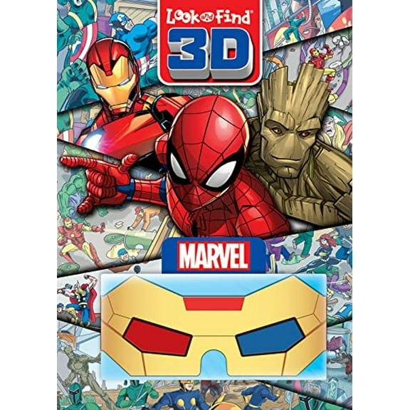 Pre-Owned Marvel Look And Find 3D Hardcover
