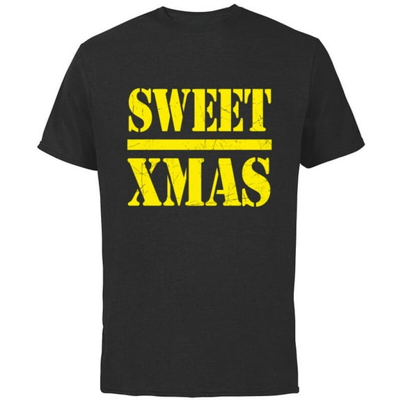 Marvel Luke Cage Sweet Xmas - Short Sleeve Cotton T-Shirt for Adults - Customized-Black