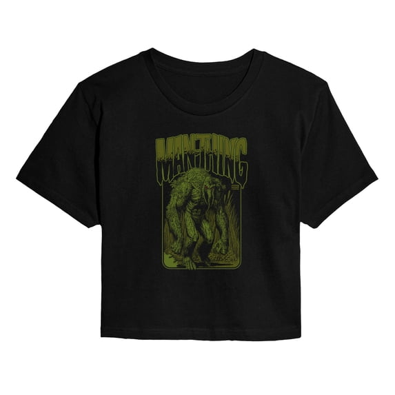 Marvel - Man-Thing - Juniors Cropped Graphic T-Shirt