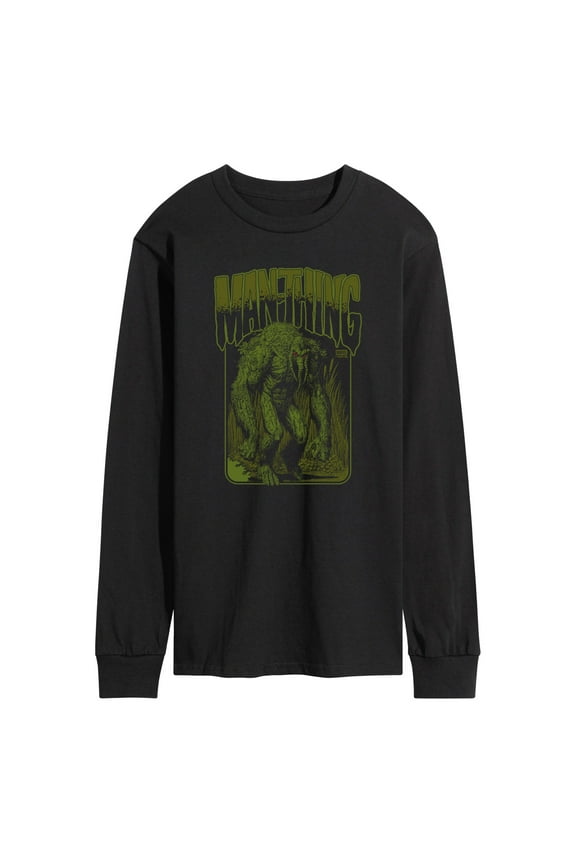 - Man-Thing - Men's Long Sleeve Graphic T-Shirt