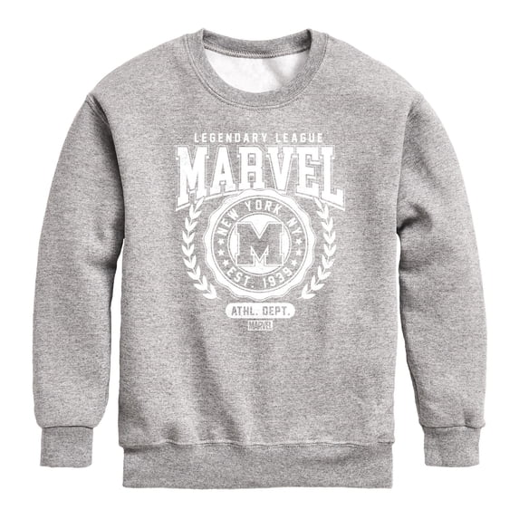 Marvel - Marvel Collegiate Boys' Graphic Long Sleeve Fleece Sweatshirt