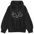 thumbnail image 1 of Marvel - Marvel Holiday Lights  - Ladies Oversized Fleece Hoodie Sweatshirt, 1 of 3