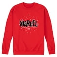 thumbnail image 1 of Marvel - Marvel Holiday Lights - Men's Long Sleeve Crew Fleece Sweatshirt, 1 of 4