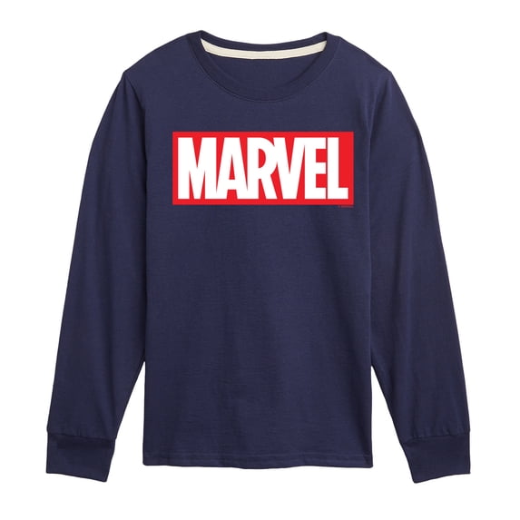 Marvel - Marvel Logo Boys' Long Sleeve Graphic T-Shirt