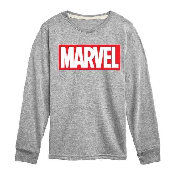 Marvel - Marvel Logo Boys' Long Sleeve Graphic T-Shirt