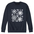 thumbnail image 1 of Marvel - Marvel Snowflakes - Men's Long Sleeve Crew Fleece Sweatshirt, 1 of 4