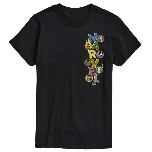 Marvel - Marvel Villains Stacked - Men's Short Sleeve Graphic T-Shirt