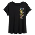 thumbnail image 1 of Marvel - Marvel Villains Stacked - Womens Oversized Graphic T-Shirt, 1 of 4