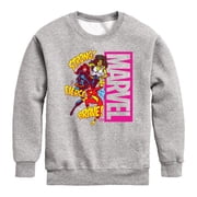 Marvel - Marvel Women Boys Graphic Long Sleeve Fleece Sweatshirt