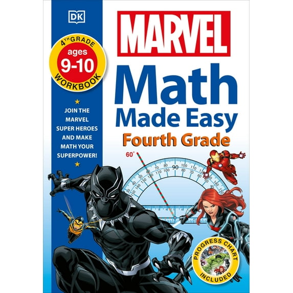 Marvel Math Made Easy, Fourth Grade: Join the Marvel Super Heroes and Make Math Your Superpower! (Other)