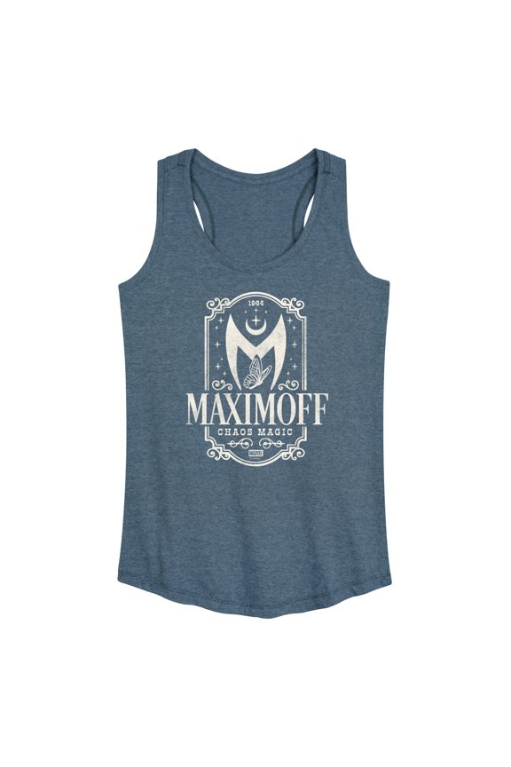 - Maximoff Chaos Magic Tonal Washed - Women's Racerback Graphic Tank