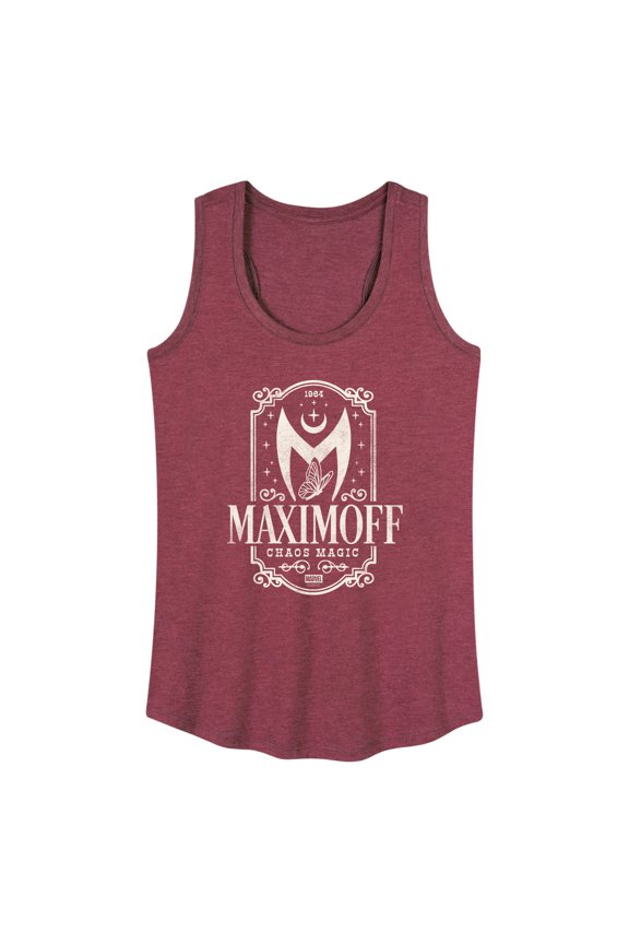 - Maximoff Chaos Magic Tonal Washed - Women's Racerback Graphic Tank