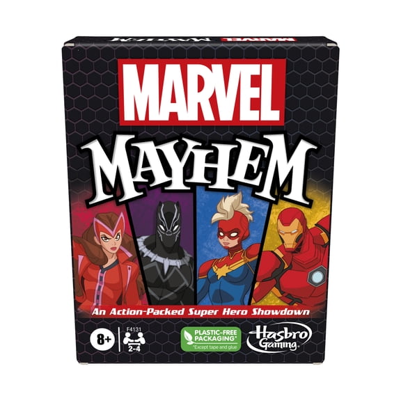 Marvel Mayhem Card Game, Featuring Marvel Super Heroes, Fun Game for Marvel Fans