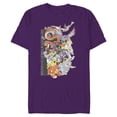 thumbnail image 1 of Marvel Mech Strike: Mechasaurs Avengers Activate Mech Strike - Short Sleeve Blended T-Shirt for Adults - Customized-Purple, 1 of 5