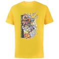 thumbnail image 1 of Marvel Mech Strike: Mechasaurs Avengers Activate Mech Strike - Short Sleeve Cotton T-Shirt for Adults - Customized-Yellow, 1 of 5