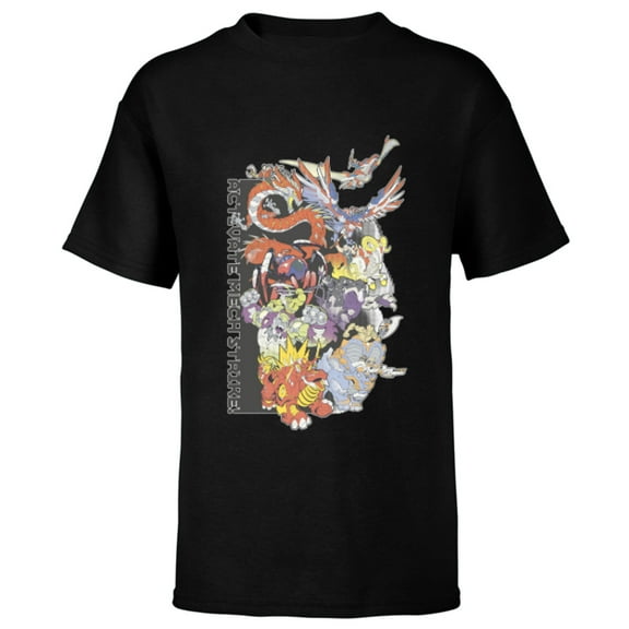 Marvel Mech Strike: Mechasaurs Avengers Activate Mech Strike - Short Sleeve T-Shirt for Kids - Customized-Black