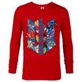 thumbnail image 1 of Marvel Mech Strike: Mechasaurs Avengers Armed for Combat - Long Sleeve T-Shirt for Men - Customized-New Red, 1 of 5