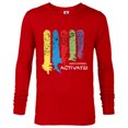 thumbnail image 1 of Marvel Mech Strike: Mechasaurs Avengers Armor Activate! - Long Sleeve T-Shirt for Men - Customized-New Red, 1 of 5