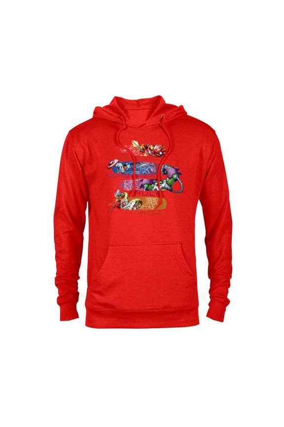 Mech Strike: Mechasaurs Avengers Four Armored Heroes - Pullover Hoodie for Adults - Customized-Red