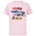 thumbnail image 1 of Marvel Mech Strike: Mechasaurs Avengers Four Armored Heroes - Short Sleeve Cotton T-Shirt for Adults - Customized-Soft Pink, 1 of 5