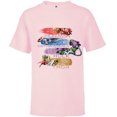 thumbnail image 1 of Marvel Mech Strike: Mechasaurs Avengers Four Armored Heroes - Short Sleeve T-Shirt for Kids - Customized-Soft Pink, 1 of 5
