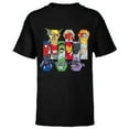 thumbnail image 1 of Marvel Mech Strike: Mechasaurs Avengers Heroes and Mechs - Short Sleeve T-Shirt for Kids - Customized-Black, 1 of 5