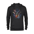 thumbnail image 1 of Marvel Mech Strike: Mechasaurs Avengers Mechs Versus Ultron - Pullover Hoodie for Adults - Customized-Black, 1 of 5