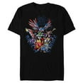 thumbnail image 1 of Marvel Mech Strike: Mechasaurs Avengers Mechs Versus Ultron - Short Sleeve Blended T-Shirt for Adults - Customized-Black, 1 of 5