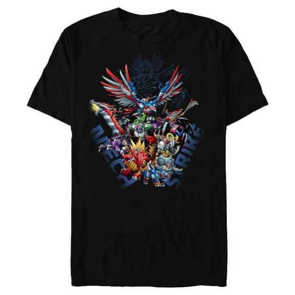 Marvel Mech Strike: Mechasaurs Avengers Mechs Versus Ultron - Short Sleeve Blended T-Shirt for Adults - Customized-Black