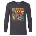 thumbnail image 1 of Marvel Mech Strike: Mechasaurs Avengers Six Armored Heroes - Long Sleeve T-Shirt for Men - Customized-Charcoal Heather, 1 of 5
