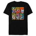 thumbnail image 1 of Marvel Mech Strike: Mechasaurs Avengers Six Armored Heroes - Short Sleeve Blended T-Shirt for Adults - Customized-Black, 1 of 5