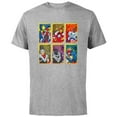 thumbnail image 1 of Marvel Mech Strike: Mechasaurs Avengers Six Armored Heroes - Short Sleeve Cotton T-Shirt for Adults - Customized-Athletic Heather, 1 of 5