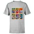 thumbnail image 1 of Marvel Mech Strike: Mechasaurs Avengers Six Armored Heroes - Short Sleeve T-Shirt for Kids - Customized-Athletic Heather, 1 of 5