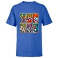 thumbnail image 1 of Marvel Mech Strike: Mechasaurs Avengers Six Armored Heroes - Short Sleeve T-Shirt for Kids - Customized-Royal, 1 of 5